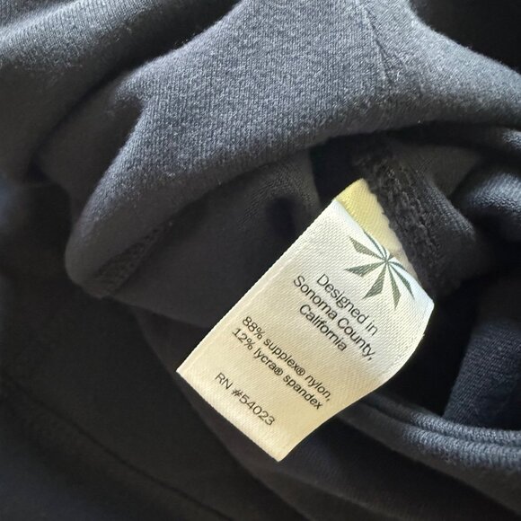 Athleta Womens Navy Blue High-Waisted Leggings With Back Pockets Size M - Picture 4 of 8